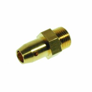 Gasdruk meetnippel 1/8" buitendraad
