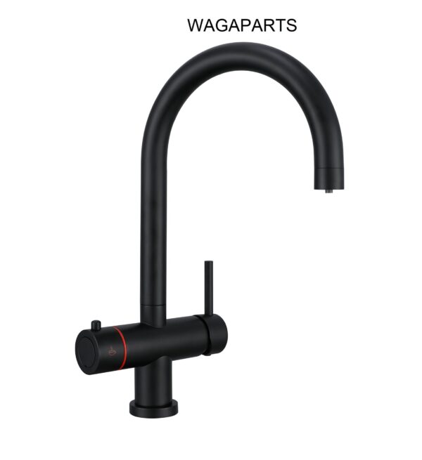Kokend heet waterkraan - zwart (D7A902K) incl. boiler en filter - Afbeelding 2