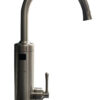 Digitaal bedienbare elektrische warmwater kraan, model 17D-51 / DEMO-model