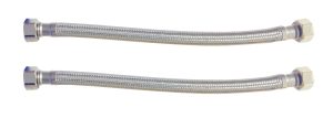 2x flexibele pijp Ø 1/2" aansluiting