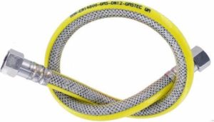 Gasslang RVS Superflex Premium - Gastec QA - 75 cm - 2x M24 binnendraad
