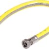 Gasslang RVS Superflex Premium - Gastec QA - 75 cm - 2x M24 binnendraad - Afbeelding 2