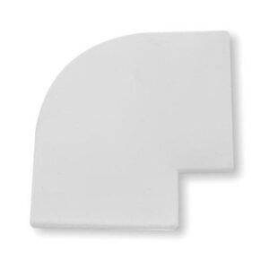 Ellbee vastklikbare raamhoekkap 30mm wit