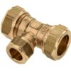 Messing  T-stuk 90° 15 x 8 x 15 mm