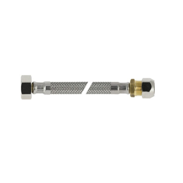 Flexibele pijp Ø 1/2" binnendraad x 12mm knel - lengte 35cm