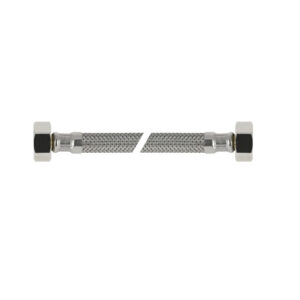 Flexibele pijp Ø 1/2" binnendraad x 3/8" binnendraad - lengte 35cm