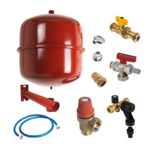 Bonfix CV ketelaansluitpakket 18 liter met reflex expansievat en inclusief simplex kraan