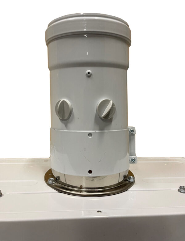 Verticale concentrische adapter 60/100mm voor dakdoorvoer+mof - Afbeelding 7