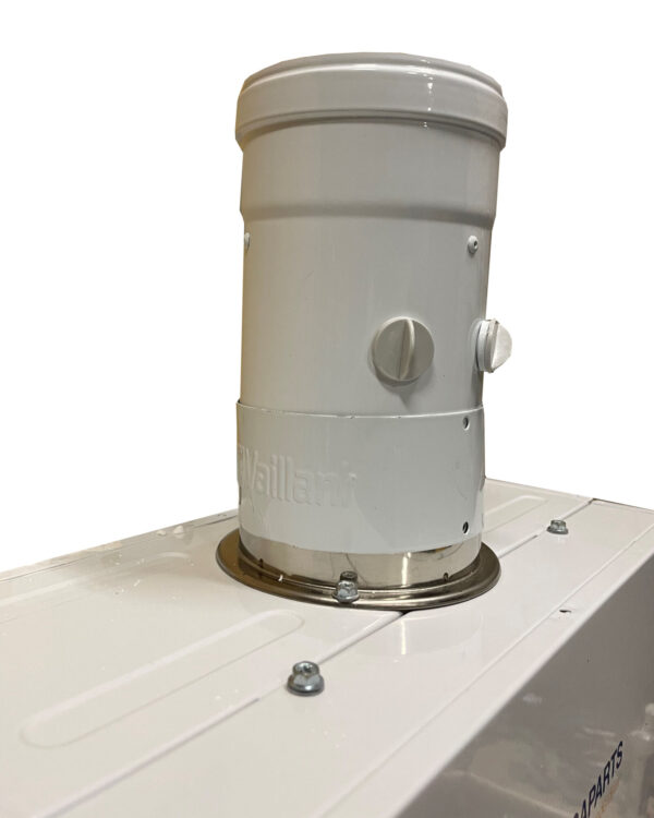 Verticale concentrische adapter 60/100mm voor dakdoorvoer+mof - Afbeelding 8