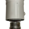 Verticale concentrische adapter 60/100mm voor dakdoorvoer+mof - Afbeelding 9