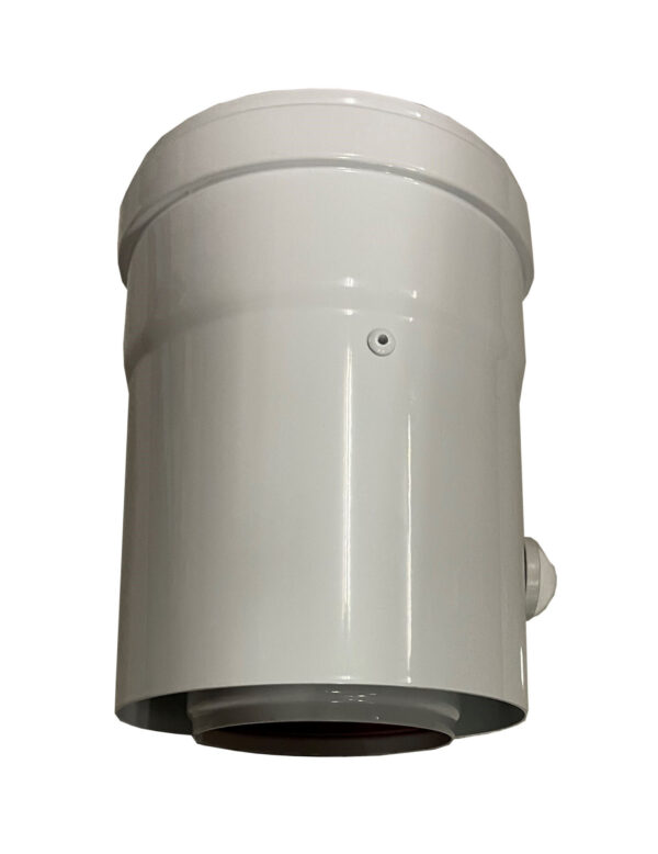 Verticale concentrische adapter 60/100mm voor geveldoorvoer - Afbeelding 5