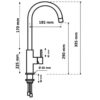 Digitaal bedienbare elektrische warmwater kraan, model 12D-1Y / DEMO-model - Afbeelding 6