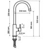 Digitaal bedienbare elektrische warmwater kraan, model XH-707 / DEMO-model - Afbeelding 12