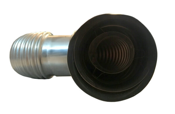 Bocht RVS 90ᵒC - Ø 100/60 - Afbeelding 6