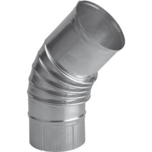 Aluminium Bocht: 45ᵒC diameter Ø 90 mm