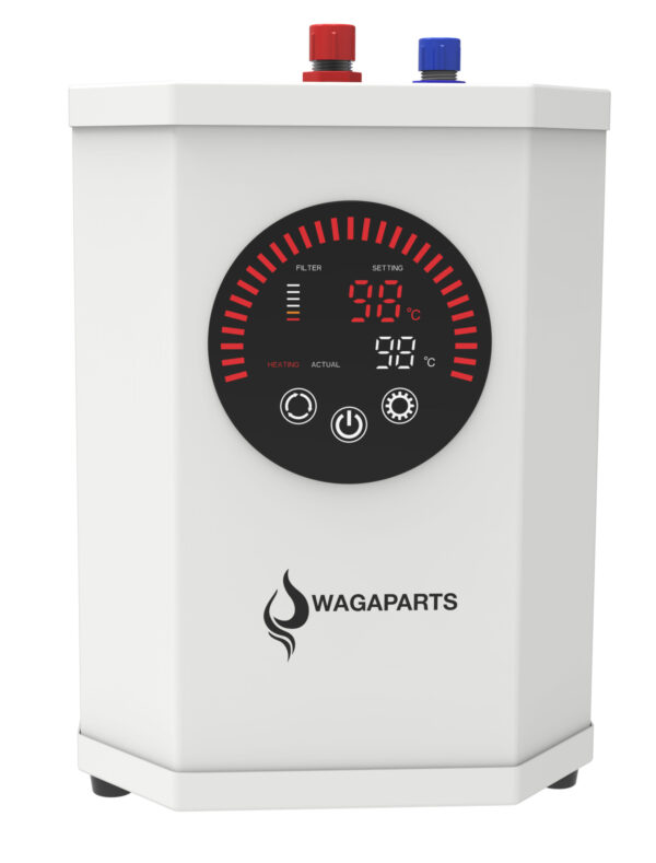 Kokend heet waterkraan - zwart (D7A902K) incl. boiler en filter - Afbeelding 3