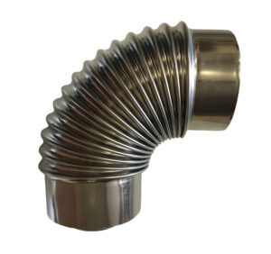 RVS Bocht: Ø 80 mm