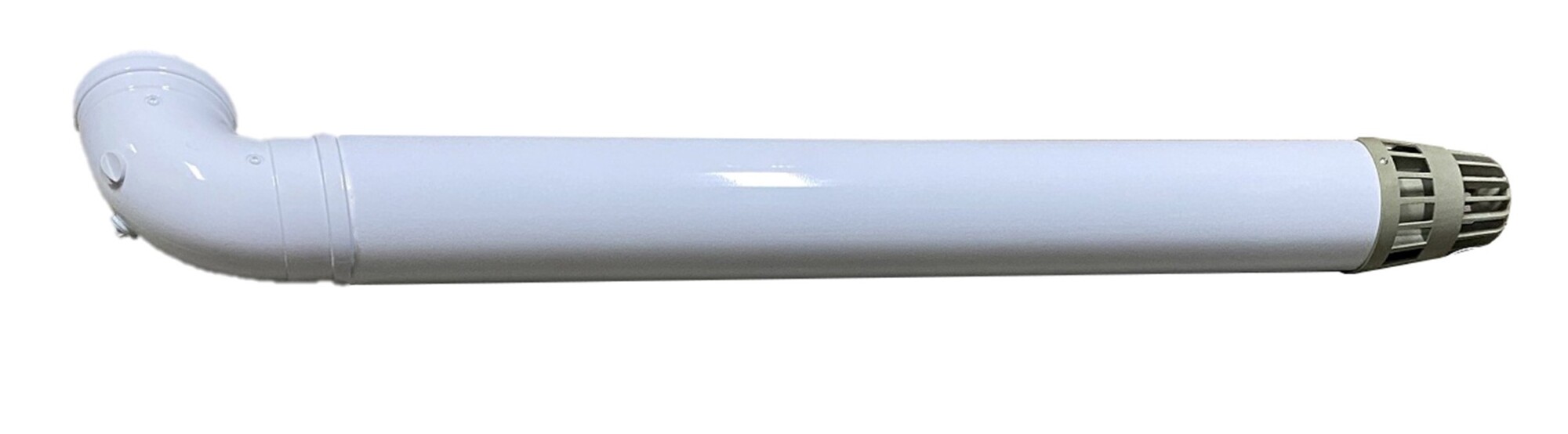 Dubbelwandige rookgas geveldoorvoer voorzien van meetpunten Ø 60/100: Lengte 80 cm - Afbeelding 16