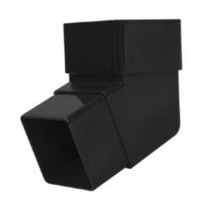Square Line 112 graden bocht zwart