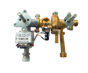 Gasblok en Waterhuis JSD22-11DL 11 liter geiser PROPAAN/BUTAAN