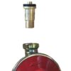 Drukregelaar 4 kg 30Mbar 1/4" x 3/8" binnendraad met polaansluiting