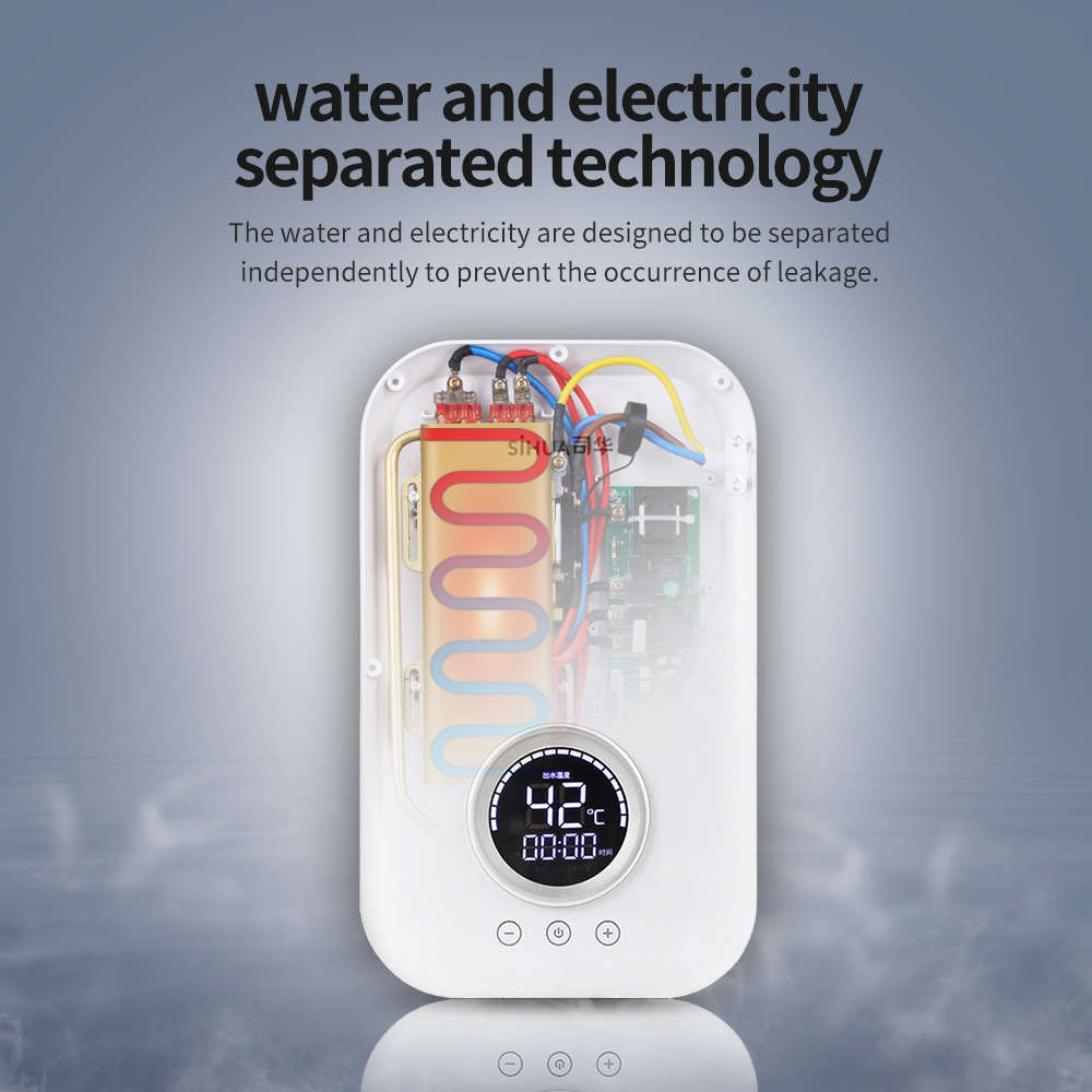 Elektrische doorstromer / waterverwarmer 3-fasen 380V-12kW Model V3-120 - Afbeelding 5