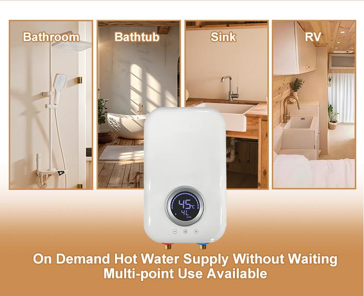 Elektrische doorstromer / waterverwarmer 3-fasen 380V-12kW Model V3-120 - Afbeelding 11