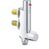 Verticale thermostaatkraan speciaal voor stacaravan h-o-h 4,5 cm