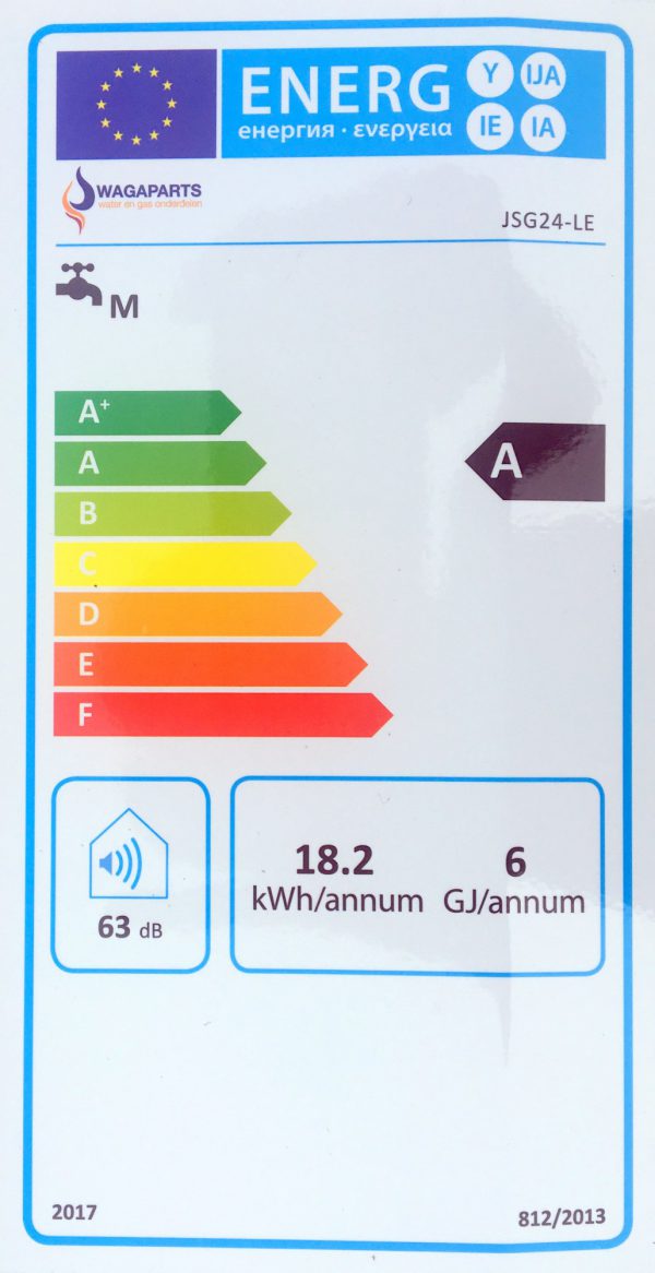 Wagaparts JSG24-LE(C) modulerende geiser 12 liter geheel gesloten systeem PROPAAN/BUTAAN - Afbeelding 13