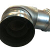 Bocht RVS 90ᵒC - Ø 100/60 - Afbeelding 5