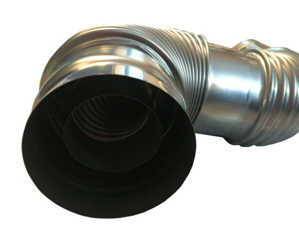 Bocht RVS 90ᵒC - Ø 100/60 - Afbeelding 5