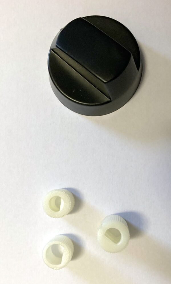 Universele knop zwart - Afbeelding 2
