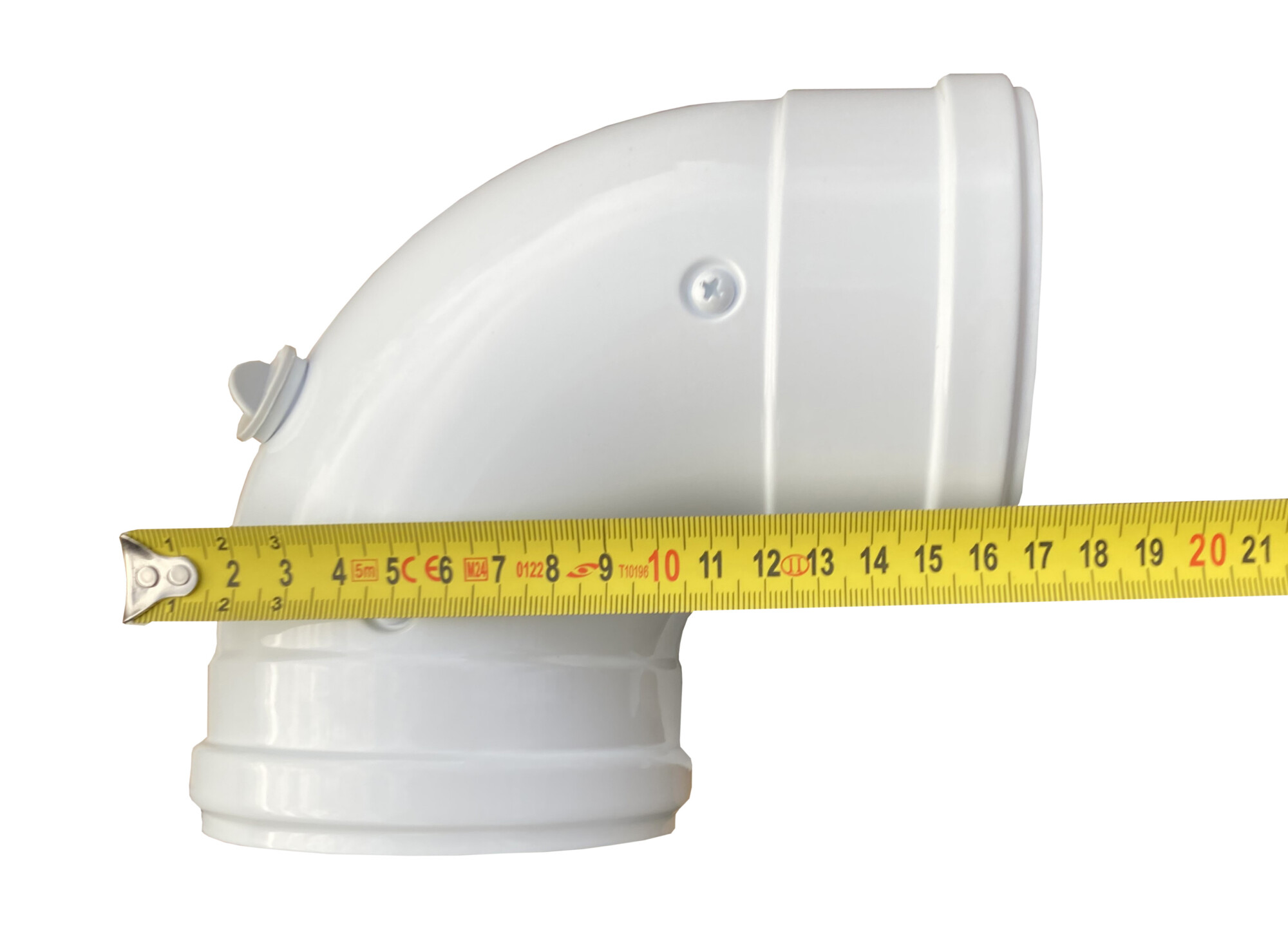 Dubbelwandige rookgas geveldoorvoer voorzien van meetpunten Ø 60/100: Lengte 80 cm - Afbeelding 12