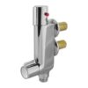 Verticale thermostaatkraan speciaal voor stacaravan h-o-h 4,5 cm - Afbeelding 2