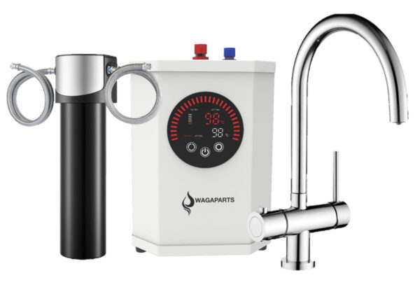 Kokend heet waterkraan -chroom (D7A902C) incl. boiler en filter