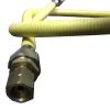 Metalen gasslang 100 cm 10 mm x ¼ LINKS - Afbeelding 3