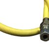 Metalen gasslang 100 cm 10 mm x ¼ LINKS - Afbeelding 2