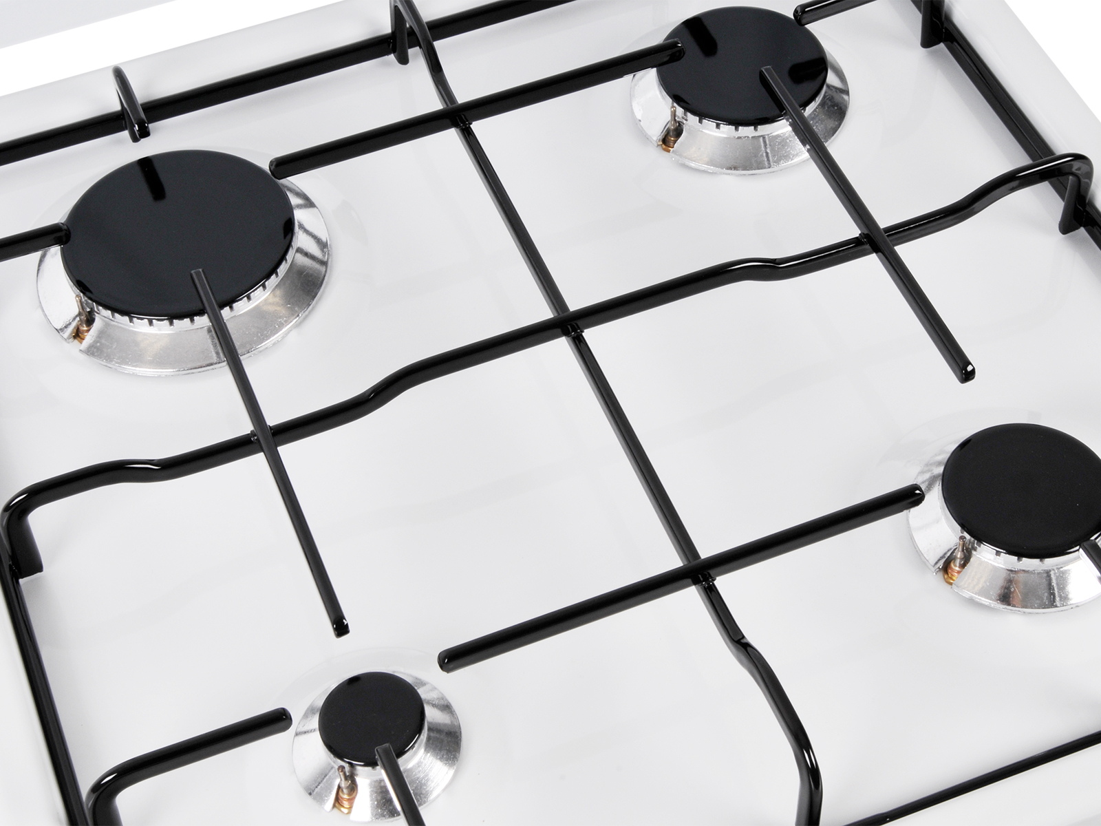 PARKER 4-pits kooktoestel wit – Thermisch beveiligd opbouwmodel - Afbeelding 4
