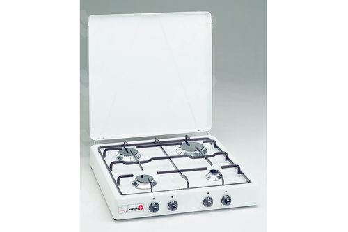 PARKER 4-pits kooktoestel wit – Thermisch beveiligd opbouwmodel - Afbeelding 3