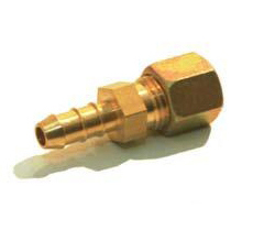 Rechte koppeling 10 mm x pilaar