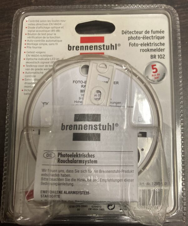 Rookmelder Brunnenstuhl BR102 inclusief gratis verzending - Afbeelding 3