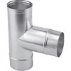 Aluminium T-stuk: Ø 80 mm