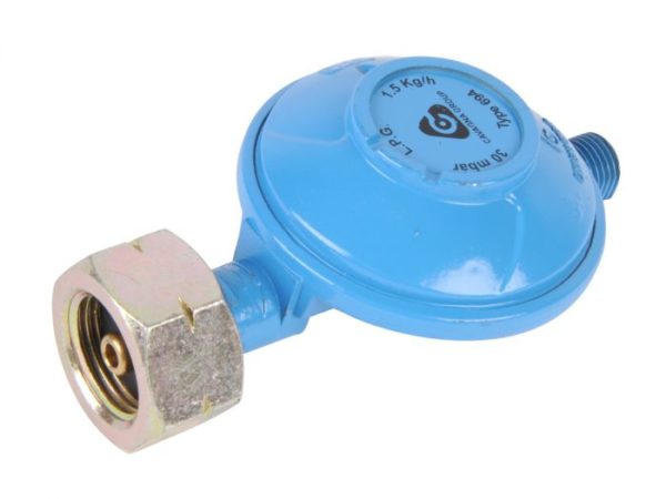 Universele gasdrukregelaar 30 Mbar universeel x 1/4” links - Afbeelding 2
