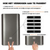 Elektrische doorstromer / waterverwarmer 3-fasen 380V instelbaar 12 t/m 24kW Model ZN-K12 - Afbeelding 3