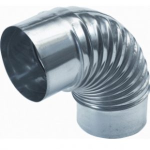 Aluminium/RVS bocht-enkelwandig