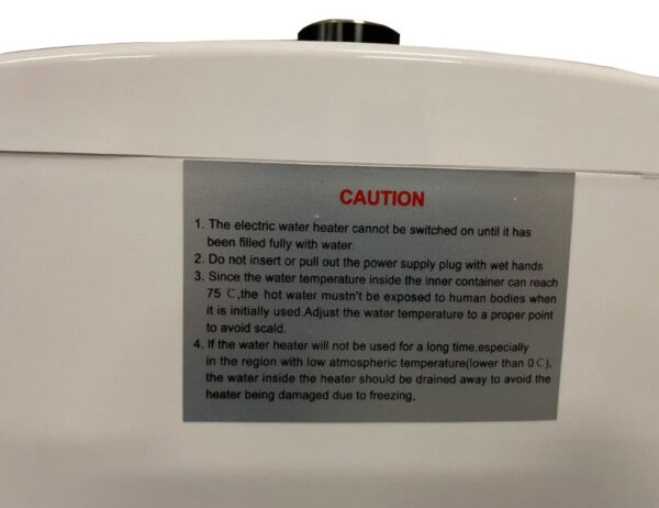 Multifunctionele warm water Close up Boiler - 10 Liter - Afbeelding 25