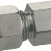 Staal koppeling 3/8" x 10 mm binnendraad