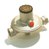Tweedetraps drukregelaar 8-12 kg 30Mbar ½" x ½" binnendraad - afblaas